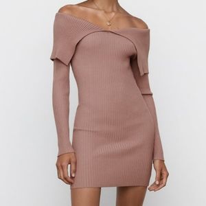 Zara Ribbed Knit Dress